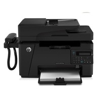 惠普（HP）M128fp黑白激光一体机 打印复印扫描传真 电话手柄升